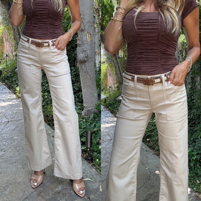 Romi Beige Stripe