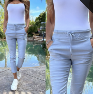 Shely Sky Shimmer Cropped
