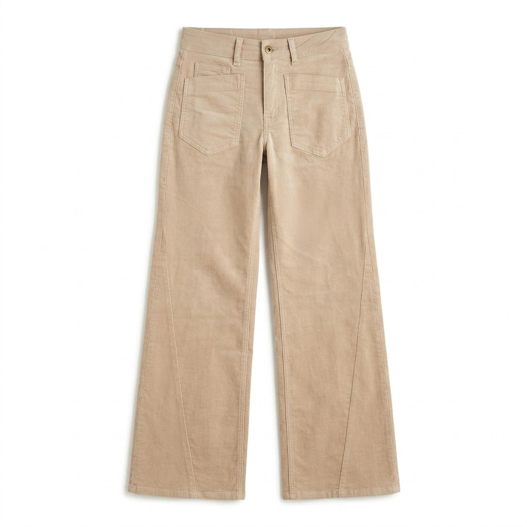 Bailey Sandstone Velvet Cord