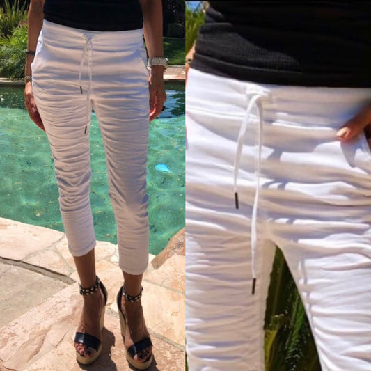 Shely White Capri