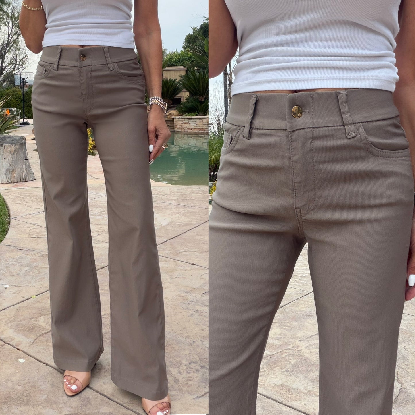 Amy Mocha Stripe