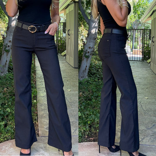 Amy Black Stripe