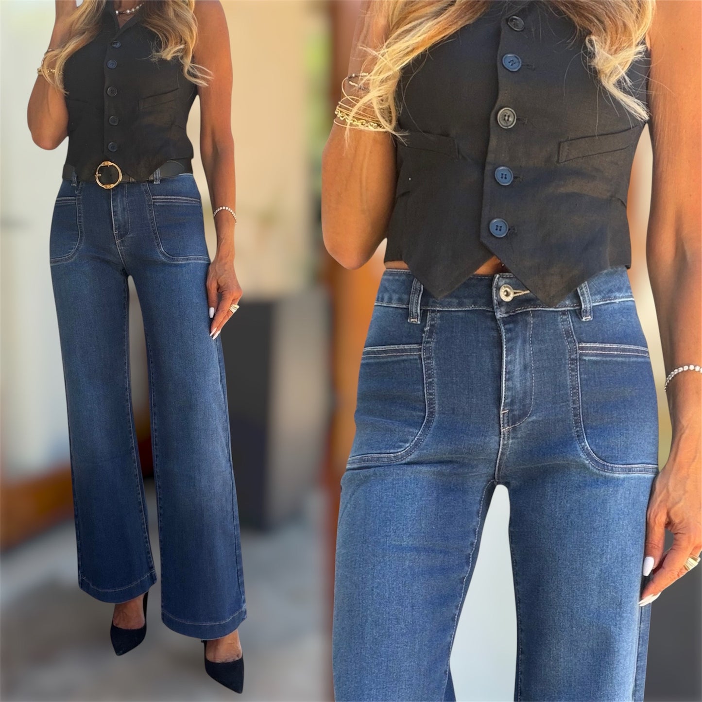 Claire Dark Denim