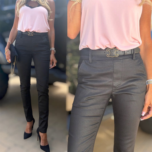 Dafna Black Check