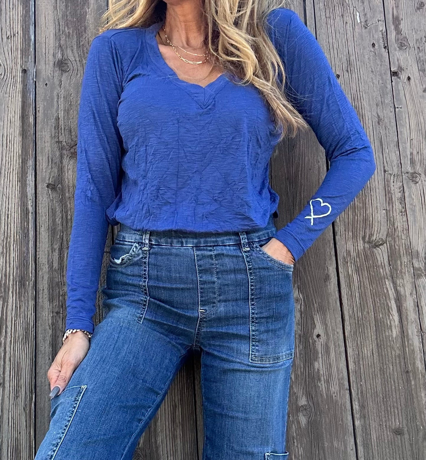 Raquel Tee Blue