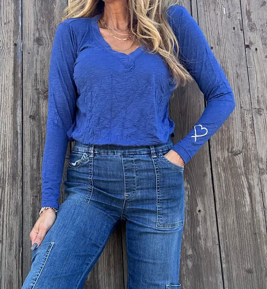 Raquel Tee Blue