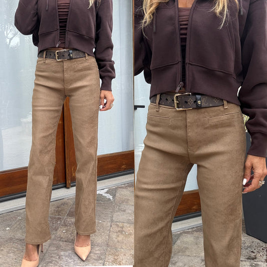 Tami Camel Velvet Suede Feel